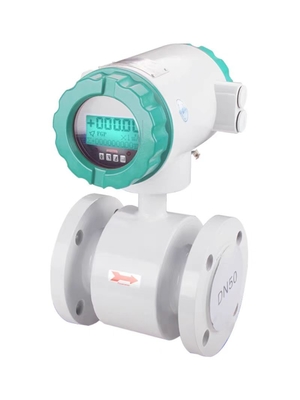 High Precision Electromagnetic Flow Meter 4-20mA Output For Water Fluid Medium