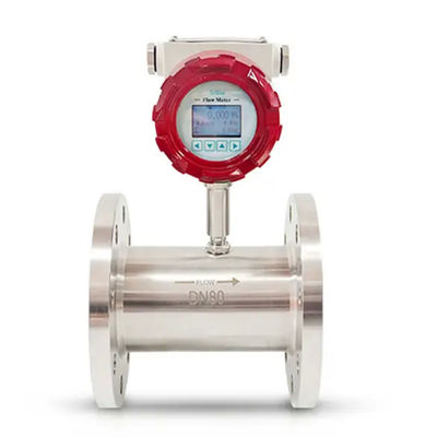 Industrial DN15-6000mm Digital Turbine Flow Meter High Accuracy