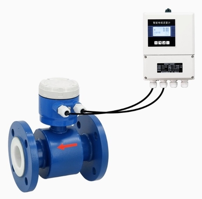 High Accuracy Versatile Electromagnetic Flow Sensor Mag Flow Transmitter For Strong Acids DN80