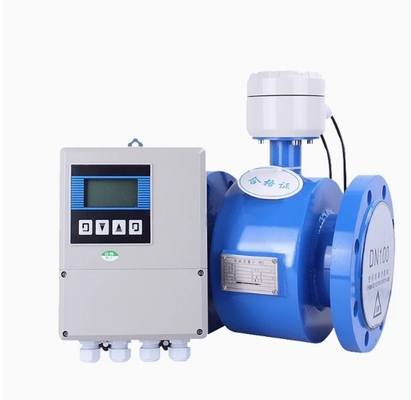 High Accuracy Versatile Electromagnetic Flow Sensor Mag Flow Transmitter For Strong Acids DN80