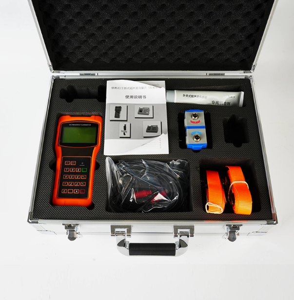 24V Portable Water Flow Meter Doppler Flow Meter Remote Monitoring DN50-DN700