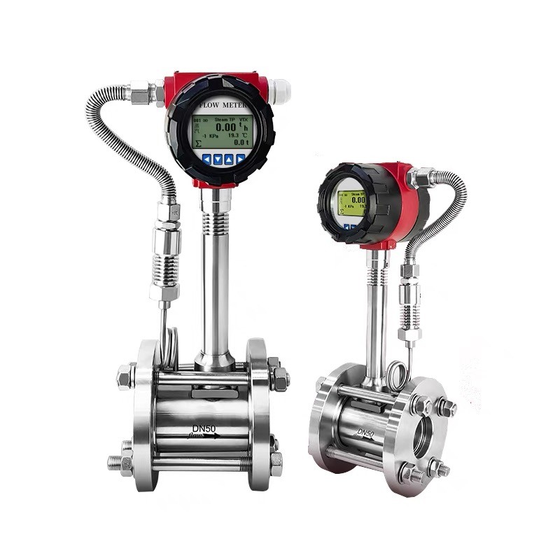 Vortex Time Sensor DN200 Air Vortex Flow Sensor Digital Vortex Type Flow Transmitter For ...